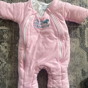 Baby Merlin’s Magic Sleepsuit - Girl’s 3-6 month pink